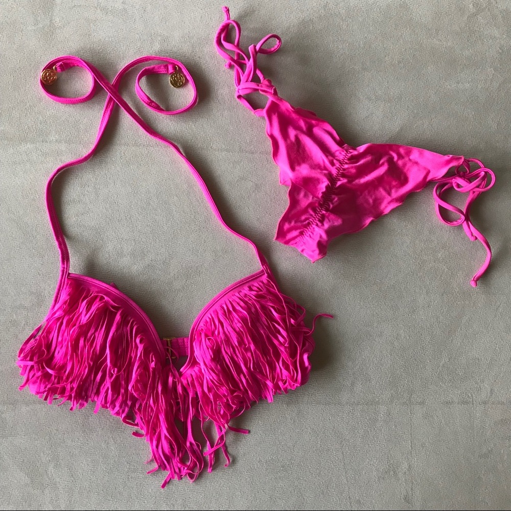 LULI FAMA Fridge Halter with Brazilian Bottom